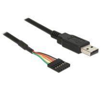 DeLOCK 1.8m USB2.0-A/TTL 6-p USB 2.0-A TTL 6-p black Kabelschnittstellen-/a... ( 83785 ) USB kabelis