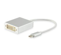 Equip USB Typ C Stecker auf DVI-I Dual Link Buchse Adapter ( 133453 133453 133453 ) USB kabelis