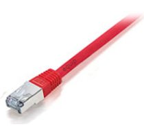 equip 605627 Patchkabel RJ45-Stecker auf RJ45-Stecker S/FTP Cat.6a 0.50m rot ( 605627 ) tīkla kabelis