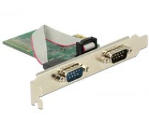 Delock PCI Express Card  2 x Serial RS-232 - serial adapter - PCIe 2.0 - RS-232 x 2 ( DE 89555 89555 89555 ) karte