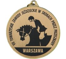 Victoria Sport Medal zloty- biegi - medal stalowy z grawerem na laminacie MMC2350/G-LAS (2010000259382) ( JOINEDIT24457609 )