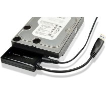 Axagon SATA USB 3.0 pocket + power supply Black (ADSA-FP3) ( ADSA FP3 ADSA FP3 ) cietā diska korpuss