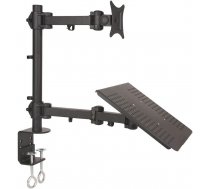 ART Holder L-23 Universal for monitor LCD/LED black 13-27''+notebook desk moutin ( RAMART L 23 0001-00015-14846 ) TV aksesuāri