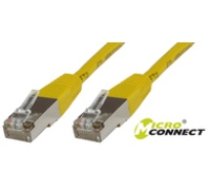 MicroConnect S/FTP CAT6 1m Yellow LSZH PiMF (Pairs in metal foil) ( SSTP601Y ) tīkla kabelis