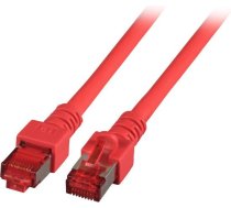 EFB RJ45 Patchkabel S/FTP Cat.6 LSZH 0 5m rot ( K5512.0 5 ) tīkla kabelis