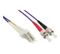 InLine Patchcord swiatlowodowy LC/ST 50/125µm OM4 3m (88503P) ( 88503P 88503P 88503P ) tīkla kabelis