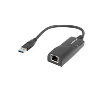 Lanberg NC-1000-01 cable gender changer USB-A RJ-45 Black ( NC 1000 01 ) tīkla karte