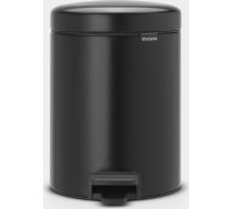 BRABANTIA atkritumu tvertne ar pedāli NewIcon 5 l Matt Black 112928 ( 8710755112928 22112928 ) atkritumu tvertne