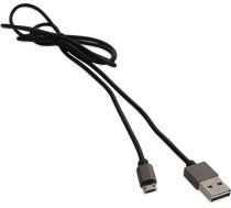 Kabel USB Platinet USB-A - microUSB 1 m Czarny (PUCRP1B) PUCRP1B (5907595434669) ( JOINEDIT22774257 ) USB kabelis