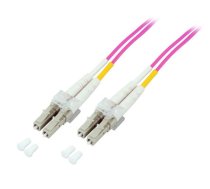 EFB Fiber patch cable LC-LC 50/125 OM4 LSZH Duplex Multimode 1m 2mm diameter ( O0319.1 ) kabelis vads
