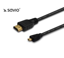 Savio HDMI Micro - HDMI cable 0.5m black (CL-149) ( CL 149 CL 149 ) kabelis video  audio