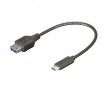 Mcab USB Type-C to USB-A (M / F) Cable Black (7001305) ( 7001305 7001305 7001305 ) USB kabelis