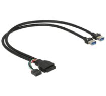 DeLOCK 62641 0.25m Mini DisplayPort VGA (D-Sub) black Videokabel-Adapter (6... ( 62641 ) kabelis video audio