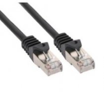 InLine Patchcord U/UTP   Cat.5e   black 0.5m (71450S) ( 71450S 71450S 71450S ) tīkla kabelis