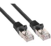 InLine Patch Kabel Sieciowy F/UTP Cat.5e black 1m - 71501S ( 71501S 71501S 71501S ) tīkla kabelis