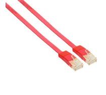 InLine 5m Patchkabel flach  U/UTP  Cat.6 - rot ( 71605R 71605R 71605R ) tīkla kabelis