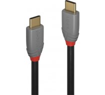 Lindy USB 3.1 Kabel Typ C/C 5A PD Anthra Line M/M 0.5m ( 36900 36900 36900 ) USB kabelis