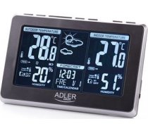 Adler Weather station AD 1175 Black  White Digital Display  Remote Sensor 5902934836647 ( AD 1175 AD 1175 ) barometrs  termometrs