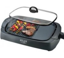 Adler Electric Grill AD 6610 Table 3000 W Black Glass lid 5902934836982 ( AD 6610 5902934836982 AD 6610 ) Galda Grils