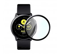 Fusion Nano 9H aizsargstikls pilnam ekrānam Samsung Galaxy Watch Active2 44 mm melns ( FSN TG5D GWA244 FSN TG5D GWA244 ) aizsardzība ekrānam mobilajiem telefoniem