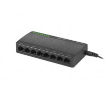 Lanberg DSP1-1008 network switch Unmanaged Gigabit Ethernet (10/100/1000) Black  Grey 5901969415704 ( DSP1 1008 DSP1 1008 5901969415704 DSP1 1008 ) komutators
