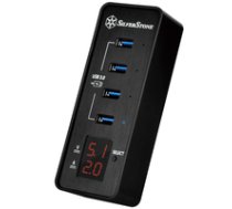 Silverstone SST-EP03 4fach USB 3.0 HUB  black ( SST EP03 SST EP03 SST EP03 ) USB centrmezgli