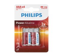 Philips Power Alkaline AAA -  4 szt ( LR03P4B/10 LR03P4B/10 LR03P4B/10 ) akumulators  baterija portatīvajiem datoriem