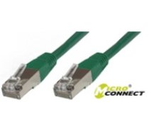 MicroConnect S/FTP CAT6 0.5m Green LSZH PiMF (Pairs in metal foil) ( SSTP6005G ) tīkla kabelis