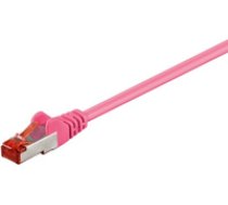 MicroConnect S/FTP CAT6 1m Pink LSZH PiMF (Pairs in metal foil) ( SSTP601PI ) tīkla kabelis