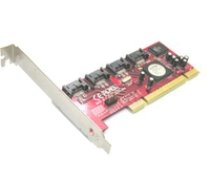 Lycom PCI Raid5 SATA II-3Gbps 4P  LP 4 Internal Low Profile ( ST 124 ST 124 ST 124 ) karte