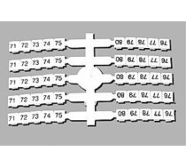 Eti-Polam Oznacznik elastyczny do zlaczek szynowych EO3 /L1  L2  L3  N  PE/ 40x5szt. (003901816) 003901816 (3831012303653) ( JOINEDIT16622493 )