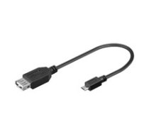 Kabel USB Goobay Adapter USB for podlaczenia pendrive for tabletu lub smartfona z microUSB (95194) ( 95194 ) USB kabelis