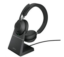 Headset Evolve2 65 Stand Link380a MS Stereo Black ( 26599 999 889 5706991022865 ) austiņas