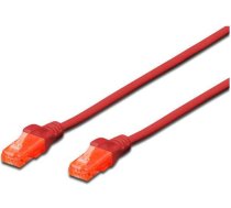 DIGITUS Patchkabel Cat6 U/UTP 2xRJ45 2.0m rot LSZH ( DK 1617 020/R ) tīkla kabelis
