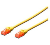 DIGITUS Patchkabel Cat6 U/UTP 2xRJ45 2.0m yellow LSZH ( DK 1617 020/Y ) tīkla kabelis