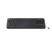 Logitech K400 Plus Keyboard  France Wireless Touch  Black Keyboard wireless 5099206059276 ( 920 007129 920 007129 920 007129 ) klaviatūra
