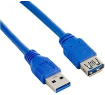 Lanberg CA-US3E-10CC-0018-B USB cable 1.8 m USB 3.0 USB A blue ( CA US3E 10CC 0018 B ) USB kabelis