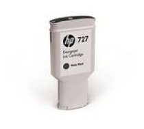 HP no.727 Matte Black Ink Cartridge for T920 T1500 T2500 series 300-ml ( C1Q12A C1Q12A C1Q12A ) kārtridžs