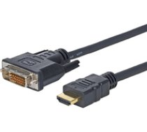 MicroConnect HDMI 19 - DVI-D M-M Cable 10m  HDMI Type A - DVI-D 24+1 M-M 5711783978404 ( HDM1924110 HDM1924110 HDM1924110 ) kabelis video  audio