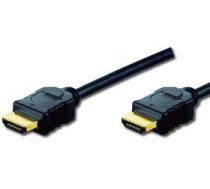 Digitus ASSMANN HDMI High Speed - Video- / Audio Cable - HDMI - 28 AWG - HDMI  19- pin (M) - HDMI  19- pin (M) - 10 m - double shielded - bl ( AK 330105 100 S AK 330105 100 S ) kabelis  vads