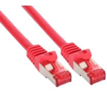 InLine Patchcord S/FTP  PiMF  Cat.6  PVC  Red 0.3m (76433R) ( 76433R 76433R 76433R ) tīkla kabelis