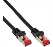 InLine Patchcord S/FTP  PiMF  Cat.6  250MHz  PVC  CCA  Black 10m (76110S) ( 76110S 76110S 76110S ) tīkla kabelis
