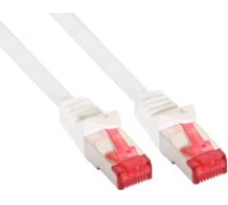 InLine 0 5m Cat.6 Patchkabel 1000 Mbit RJ45 - White ( 76450W Inline_ 76450W ) tīkla kabelis