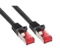 InLine Kabel sieciowy S/FTP PiMF Cat.6 250MHz PVC miedziany black 0.3m (76433S) ( 76433S 76433S 76433S ) tīkla kabelis