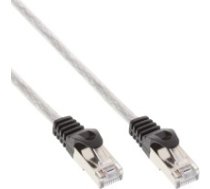 InLine Patchcord SF/UTP Cat.5e    transparent 0.25m (72522T) ( 72522T 72522T 72522T ) tīkla kabelis