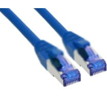 InLine Patchkabel Cat.6A  S/FTP (PiMf)  500MHz  blue  1m ( 76811B 76811B 76811B ) tīkla kabelis