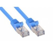 InLine Patchcord SF/UTP  Cat.5e   Blue 0.25m (72522B) ( 72522B 72522B 72522B ) tīkla kabelis