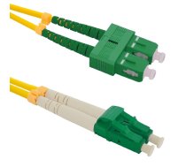 Qoltec Optic Patchcord SC/APC - LC/APC SM 9/125 G652D 1m ( 54035 ) kabelis vads