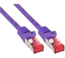 InLine 0 5m Cat.6 Patchkabel 1000 Mbit RJ45 - violett ( 76450P 76450P 76450P ) tīkla kabelis