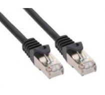 InLine Patchcord SF/UTP  Cat.5e   black 15m (72515S) ( 72515S 72515S 72515S ) tīkla kabelis